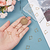 8 Pairs Brass Ear Cuff Findings KK-BBC0009-74-3