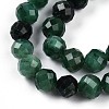 Natural Fuchsite Beads Strands G-S345-6mm-33-4