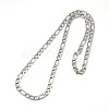 Tarnish Resistant Fashionable 304 Stainless Steel Figaro Chain Necklaces for Men LS-STAS-A028-N016P-1