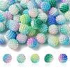 50Pcs 5 Colors Imitation Pearl Acrylic Beads OACR-FS0001-62B-1