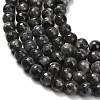 Natural Larvikite Beads Strands G-C280-B06-8mm-4