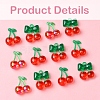 10Pcs 3 Styles Transparent Acrylic Pendants OACR-FS0001-82-3