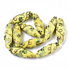 Handmade Gold Sand Lampwork Beads Strands LAMP-T007-02C-2
