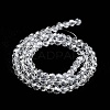 Electroplate Transparent Glass Beads Strands EGLA-A035-T4mm-A19-2
