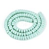 Opaque Solid Color Glass Beads Strands LS-GLAA-N026-3x6mm-14-2