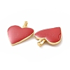 Brass Enamel Pendants LS-KK-P204-14G-B-3