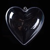 Openable Transparent Plastic Pendants CON-K007-01B-1