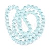Baking Paint Transparent Glass Beads Strands GL-CBA2ED2-04A-2