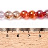 Electroplate Glass Beads Strands EGLA-D300-06-8mm-02-4