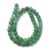 Natural Dyed White Jade Beads Strands G-M402-C03-24-3