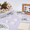 20Pcs Pine Wood Name Card Holder DJEW-AR0001-17-4