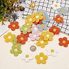 60Pcs 6 Colors  Ornament Accessories DIY-FG0002-96-3