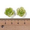 Synthetic Coral 3D Flower Rose Beads CORA-A005-14mm-23-3