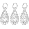 Beebeecraft 4Pcs 925 Sterling Silver Pendants STER-BBC0005-79-1