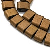 Electroplated Non-magnetic Synthetic Hematite Beads Strands G-C106-B01-13B-3
