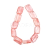 Cherry Quartz Glass Beads Strands G-S386-A09-3