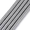 Electroplate Non-magnetic Synthetic Hematite Beads Strands X-G-J216E-08-1