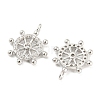 925 Sterling Silver Micro Pave Cubic Zirconia Charms STER-Q190-04P-2
