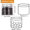 Transparent Plastic Bead Containers CON-BC0004-87-2