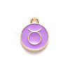 Alloy Enamel Pendants ENAM-S124-01A-01C-2