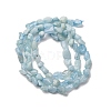 Natural Aquamarine Beads Strands G-I389-A17-3