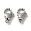 Tarnish Resistant 304 Stainless Steel Lobster Claw Clasps X-STAS-R050-11x7mm-1