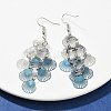 430 Stainless Steel Shell Shape Dangle Earrings EJEW-A137-03P-02-1