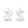 Non-Tarnish 201 Stainless Steel Charms X-STAS-C021-06P-Z-2