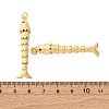 Rack Plating Brass Micro Pave Cubic Zirconia Pendants KK-M309-38H-G-3