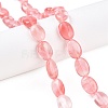 Cherry Quartz Glass Beads Strands G-M206-35-1