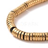 Electroplated Non-magnetic Synthetic Hematite Beads Strands X-G-G826-09G-4mm-A-2