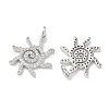 SHEGRACE Brass Micro Pave Clear Cubic Zirconia Pendants XGRQ3P601-635P-2