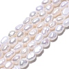 Natural Cultured Freshwater Pearl Beads Strands PEAR-N014-04E-01-2