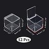 Transparent Plastic Gift Boxes CON-WH0003-14-2