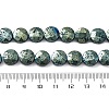 Electroplated Natural Lava Rock Beads Strands G-A256-F01-01G-4