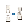 Alloy Snap Lock Clasps LS-PALLOY-TAC0009-24P-2