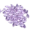 5Pcs Transparent Glass Beads GLAA-PW0001-25T-1