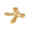 Ion Plating(IP) 304 Stainless Steel Pendants STAS-S125-02G-03-2