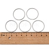 Tarnish Resistant 304 Stainless Steel Linking Rings X-STAS-T047-15A-3