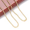 304 Stainless Steel Ball Chain Necklace LS-MAK-R012-02G-4