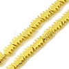 Electroplated Synthetic Non-Magnetic Synthetic Hematite Beads Strands G-I360-Q01-01-1