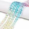 Baking Paint Transparent Glass Beads DGLA-M001-8mm-03-6