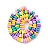 Handmade Polymer Clay Beads Strands X-CLAY-N008-008L-4