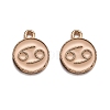 Alloy Enamel Pendants ENAM-S124-01A-10D-1