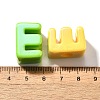 UV Plating Opaque Acrylic European Beads SACR-Z007-01E-3