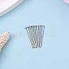 Brass Flat Head Pins KK-YW0004-02A-P-1
