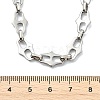 661 Stainless Steel Oval Link Chain Necklaces NJEW-JN06133-4