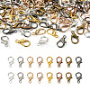 Beadthoven 120Pcs 8 Colors Zinc Alloy Lobster Claw Clasps FIND-BT0001-22-2