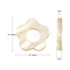 30Pcs Natural Freshwater Shell Beads Frames SHEL-CJ0001-27-2