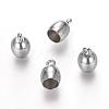 Tarnish Resistant 304 Stainless Steel Cord Ends STAS-P118-04-1